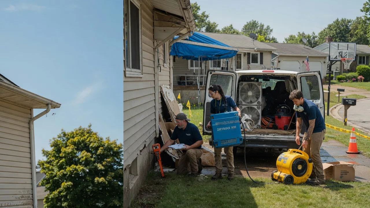 Ceiling Leak Cleanup in Ralston, PA near me